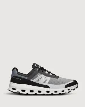 Men's On Running Cloudvista Trail Running Shoes - Black/White