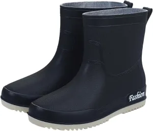 Rain Boots Women Knee High Mens Grounded Footwear Black Booties Heels Barefoot Shoes Women's Mid Calf Rain Boots Waterproof Lightweight Womens Winter Boots